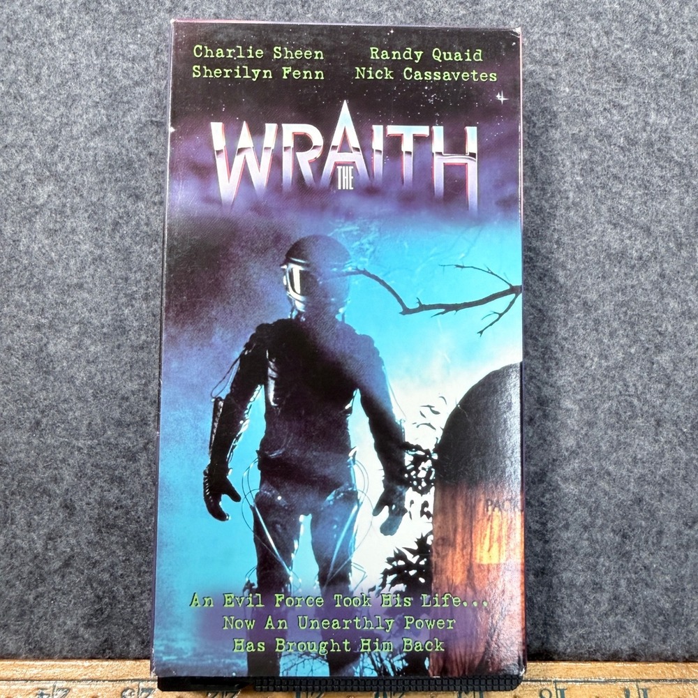 The Wraith VHS 1997 Anchor Bay Charlie Sheen Randy Quaid 80s Cult Classic Movie